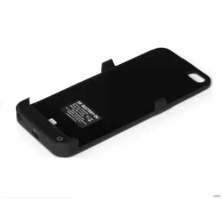 Чехол-аккумулятор DF iBattery-06 для iPhone 5/5S/SE в черном цвете ультратонкий