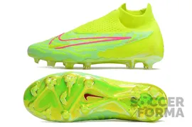 Nike Phantom GX Elite DF зелёные с носком