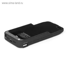 Аккумулятор-чехол DF iBattery-12 iPhone 5/5S, черный 4200 mAh серия Slim