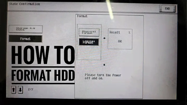 HOW TO FORMAT HDD ( HARD DISK ) ON KONICA MINOLTA #konicaminolta #errorcodes #infotech #servicemode